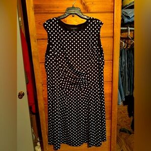 Black and White Polka Dot Dress